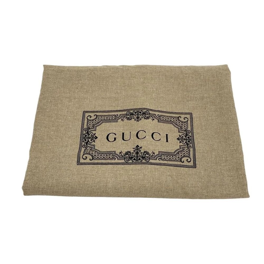 GUCCI Jumbo GG Large Belt Bag 645093 Black Leather Bum Bag - Picture 9 of 15